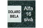 AKCIA - látka Alfa 16 sivá + eko koža Dolaro biela